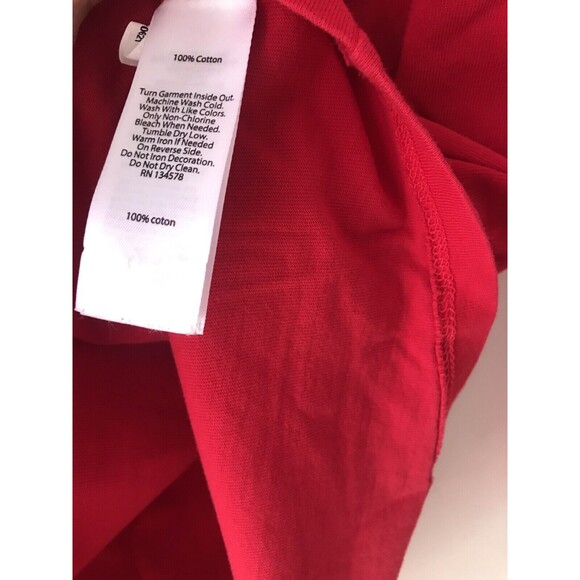 Vineyard Vines Kids Santa Whale Long Sleeve Shirt -Size L Red Color - Picture 7 of 12